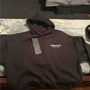Fear of God Essentials Black Hoodie
